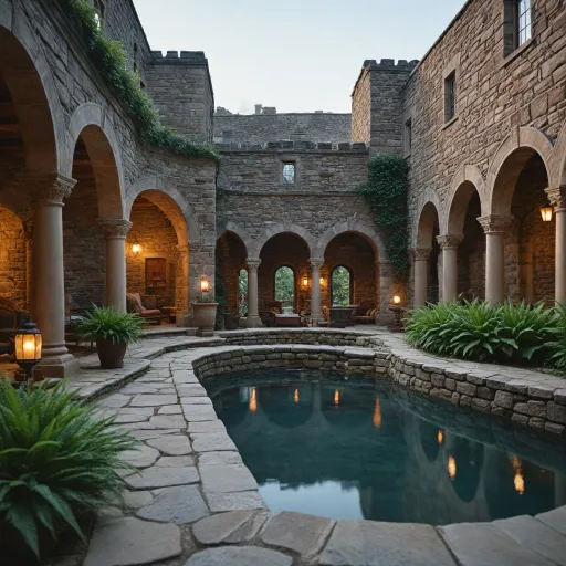 Celtic hot tubs for castle stays: serene spa luxury in historic walls