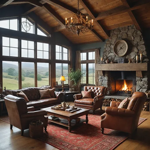 A refined escape in a Scottish hunting lodge in the Highlands