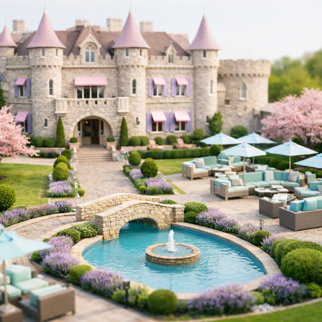 A fairy tale castle escape for your next regal stay